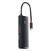 Дополнительное изображение книги «Baseus Lite Series Hub 6w1 USB-C to 2x USB 3.0 + USB-C + HDMI + SD|TF (black)»