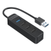 Обложка книги «Переходник Orico USB на USB 3.0 + 3x USB 2.0 Hub Adapter (черный)»