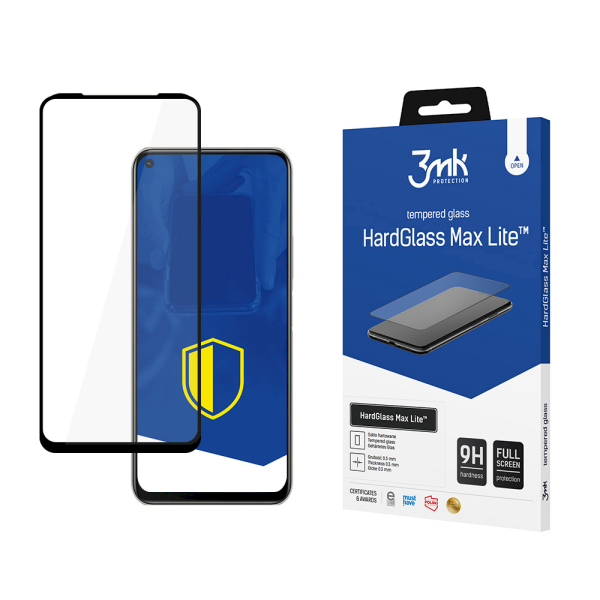 Обложка книги «VIVO Y70T Black - 3mk HardGlass Max Lite™ screen protector»