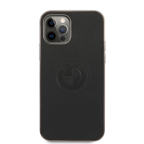 Обложка книги «BMHCP12MREELK BMW Signature Leather Embossed Logo Hard Case for iPhone 12/12 Pro 6.1 Black»