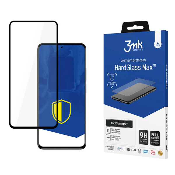 Обложка книги «Xiaomi Redmi Note 11 Pro 5G/Pro+ 5G Black - 3mk HardGlass Max™ screen protector»