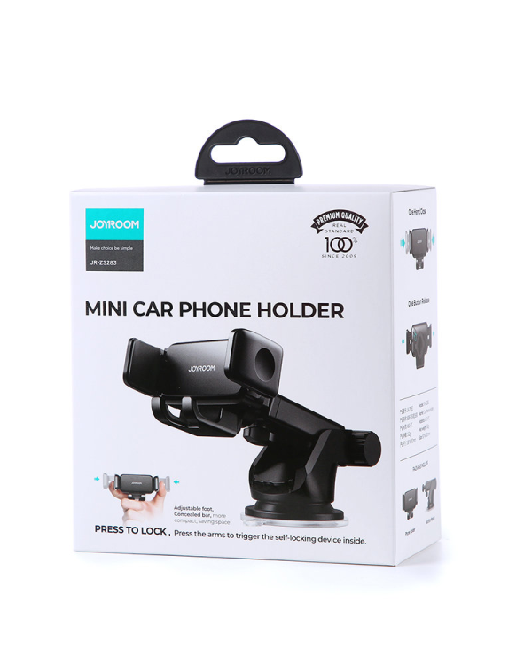 Joyroom mechanical car cockpit holder black (JR-ZS283)