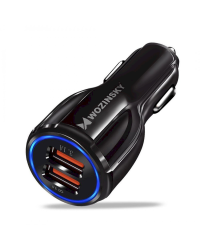 Wozinsky universal Car Charger 2x USB Quick Charge 3.0 QC3.0 3.1A black (WCC-02)