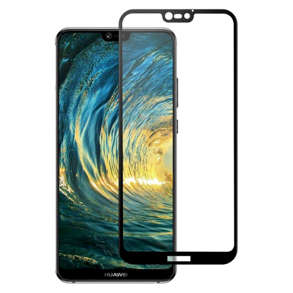 Fusion Full Glue 5D Tempered Glass Защитное стекло для экрана Huawei P20 Черное