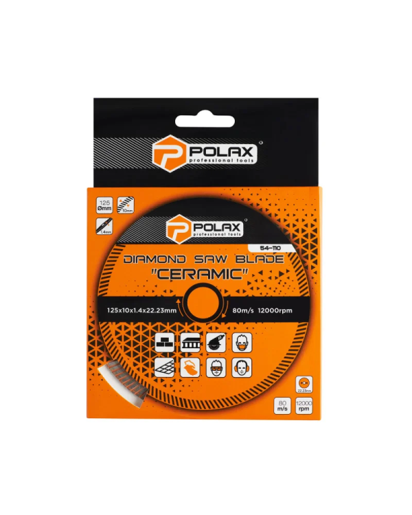 Пильный диск Polax Diamon "Ceramic" 125x1.4x22.23 мм