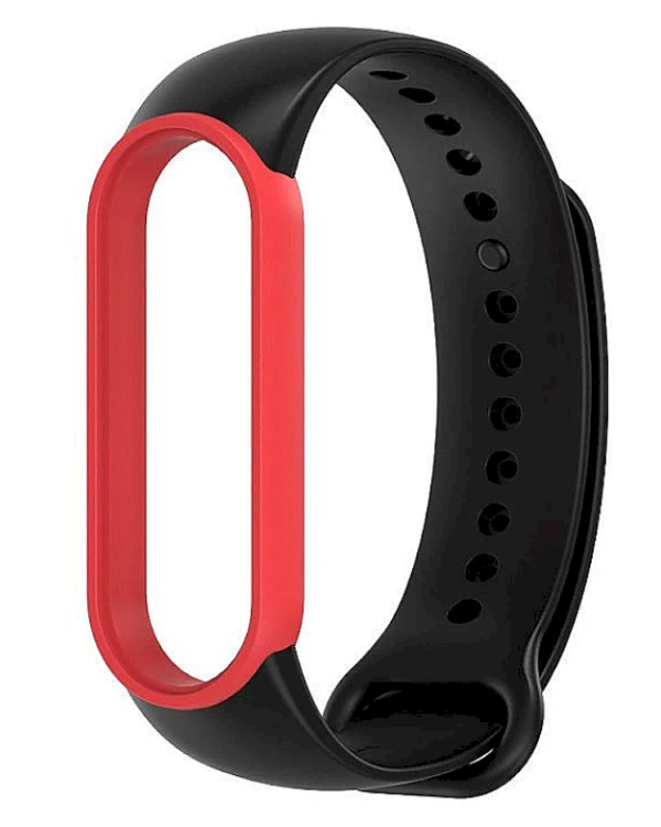Tech-Protect IconBand ремешок для часов Xiaomi Mi Band 5 / Mi Band 6 черный - красный