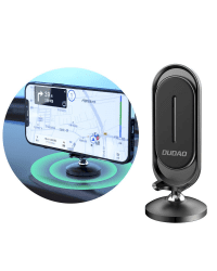 Dudao self-adhesive Universal Magnetic Car Mount Phone Holder for Dashboard black (F11)