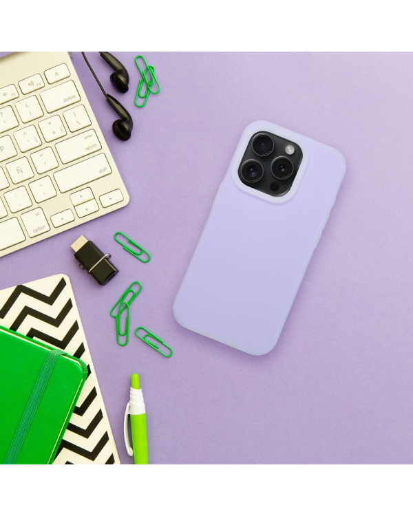Fusion Candy Силиконовый чехол для Apple iPhone 16 Pro Max фиолетовый