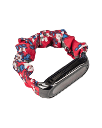 Ремешок для часов Fusion Cloth для Xiaomi Mi Band 3 / 4 / 5 / 6 крвсный - синий