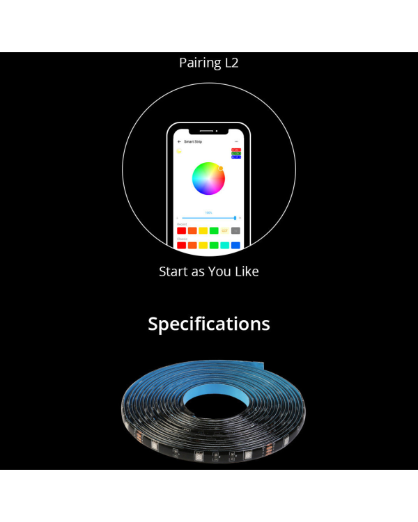 Дополнительное изображение книги «Sonoff L2 Smart Led Light Strip 2m»