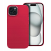 Силиконовый задний чехол Fusion Frame для Apple iPhone 15 пурпурный