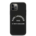 Обложка книги «KLHCP12MSLSGRBK Karl Lagerfeld Rue St Guillaume Silicone Case for iPhone 12/12 Pro 6.1 Black»