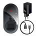 Baseus Simple Turbo inductive charger Qi 2in1, 20W for smartphone and for Apple Airpods - Transparent