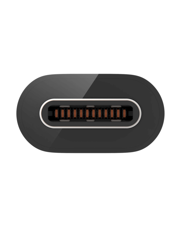 Fusion Универсальный Адаптер Micro USB на USB Type-C (USB-C) Черный (EU Blister)