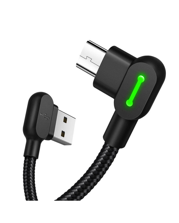 Mcdodo CA-5280 LED USB to Micro USB Cable, 3m (Black)