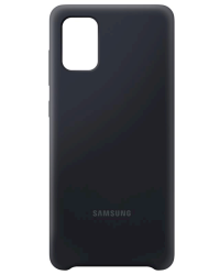 EF-PA715TBE Samsung Silicone Cover for Galaxy A71 Black (Damaged Package)