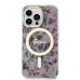 Guess PC|TPU Flowers IML MagSafe Compatible Case for iPhone 13 Pro Pink