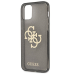 Guess GUHCP12LPCUGL4GBK iPhone 12 Pro Max 6,7" czarny|black hard case Glitter 4G Big Logo