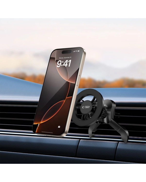 Дополнительное изображение книги «Tech-Protect N56 Magnetic MagSafe Car Air Vent Mount Holder - Black»