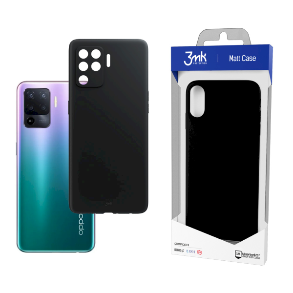 Обложка книги «Oppo Reno 5 Lite - 3mk Matt Case black»