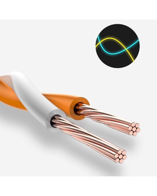 Ugreen extension cable Ethernet RJ45 Cat 7 10000 Mbps / 10 Gbps internet cable 2 m black (NW148)