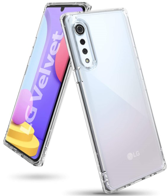 Fusion Ultra Back Case 1 mm Прочный Силиконовый чехол для LG Velvet Прозрачный