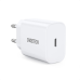 Choetech set 2 x wall charger EU power supply for fast charging USB Type C Power Delivery 20W 3A white (PD5005-EU)