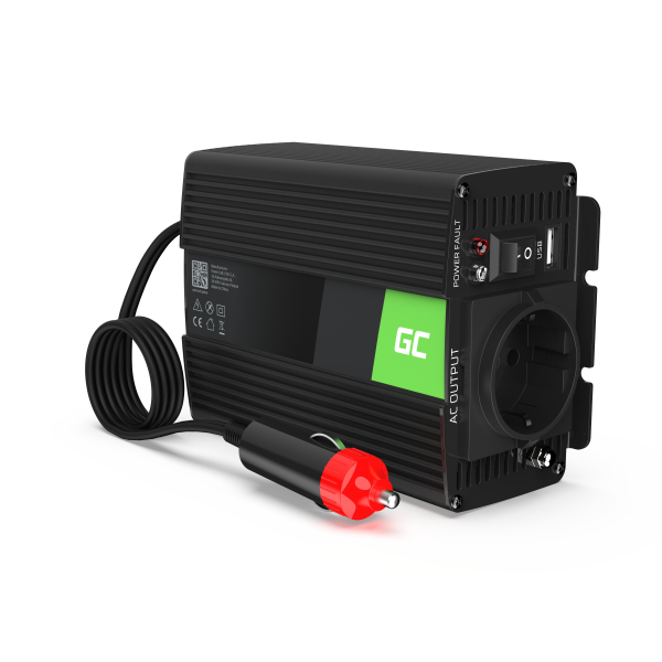 Green Cell Power Inverter 12V to 230V 150W|300W Pure sine wave