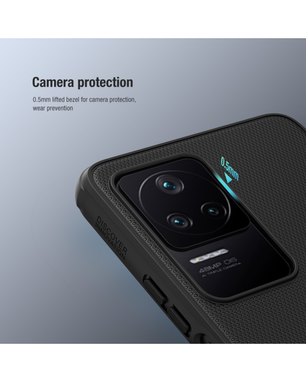 Дополнительное изображение книги «Nillkin Super Frosted PRO Back Cover for Poco F4 5G Black»