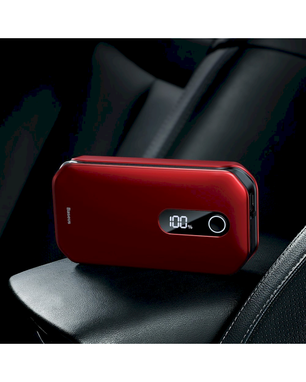 Baseus Power Starter Super Energy Car Jump Starter 12000 mAh 12 V (1000 A / 600 A) red (CRJS03-09)