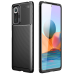 Fusion carbon fiber силиконовый чехол для Xiaomi Redmi Note 10 Pro черный