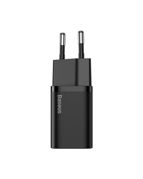 Baseus Super Si Quick Charger 1C 20W с кабелем USB-C для Lightning 1м (черный)