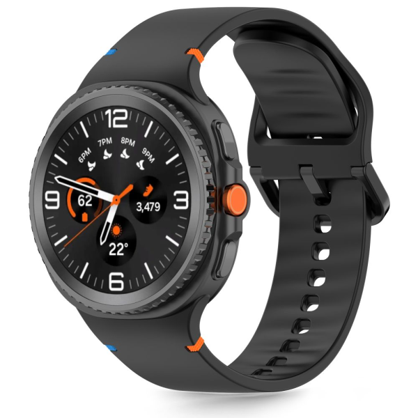 TECH-PROTECT SILICONE SAMSUNG GALAXY WATCH 8 | CLASSIC (40 | 44 | 46 MM) BLACK