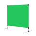 PULUZ 2 x 2m Photo Studio Background Green Nylon Lycra Backdrops