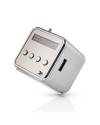 портативное радио Setty MF-100 / с динамиком / aux / microSD серый