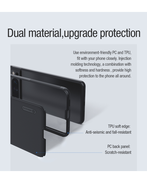 Дополнительное изображение книги «Магнитная задняя крышка Nillkin Super Frosted PRO для Google Pixel 8 Pro Black»
