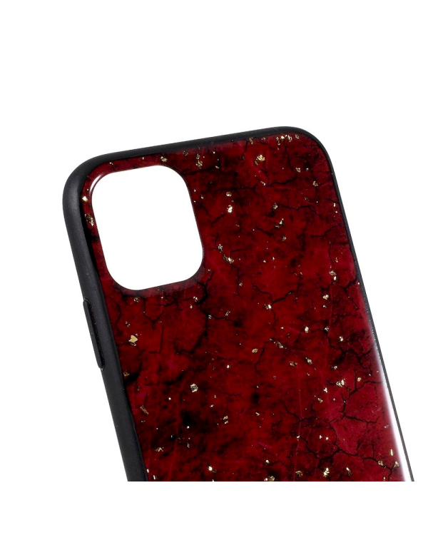 Fusion Art Epoxy Back Case Силиконовый чехол для Apple iPhone 11 Pro Темно Красный