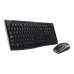 Комплект клавиатуры и мыши Logitech MK270 (DE) - черный