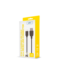 Setty USB кабель 1м 2A micro USB черный R