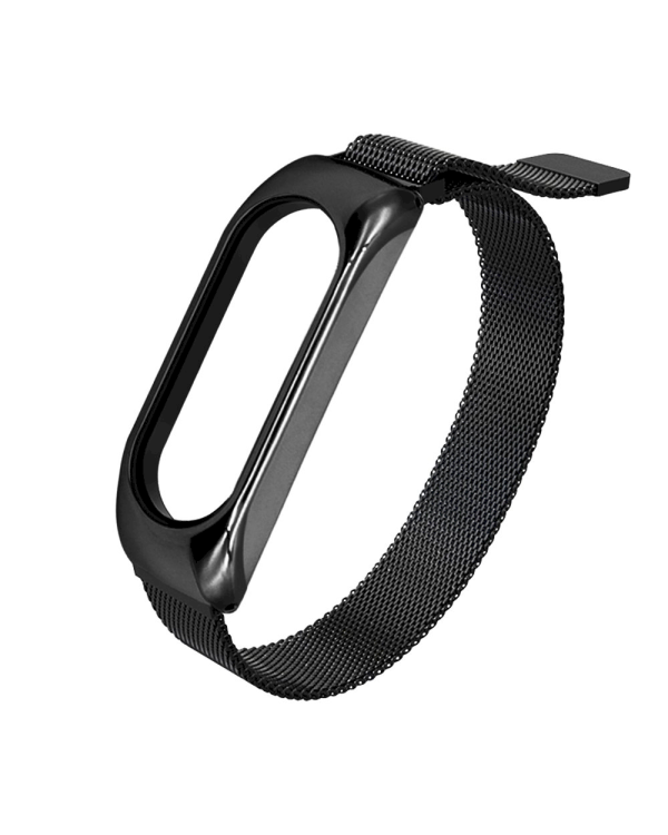 Fusion metal ремешок для часов Xiaomi Mi Band 3 / 4 / 5 черный