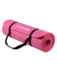 Gymnastic non slip mat for exercising 181 cm x 63 cm x 1 cm pink (WNSP-PINK)