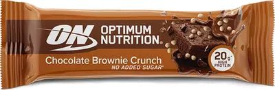 Optimum Nutrition Chocolate Brownie Crunch Протеиновый батончик 65 г - (Протеин 20г)