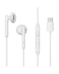 Joyroom JR-EC05 USB-C in-ear headphones - white