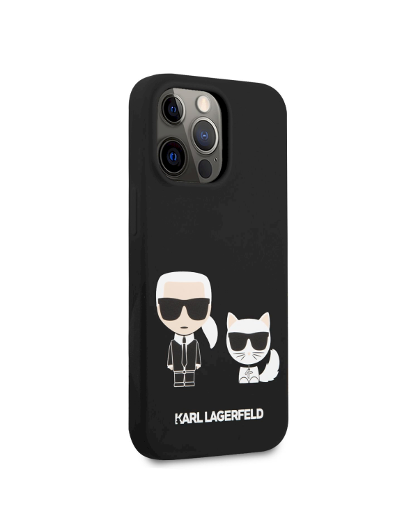 Дополнительное изображение книги «KLHCP13LSSKCK Karl Lagerfeld and Choupette Liquid Silicone Case for iPhone 13 Pro Black»