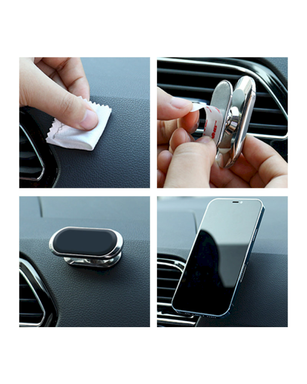 Joyroom Self Adhesive Magnetic Car Dashboard Mount Silver (JR-ZS227)