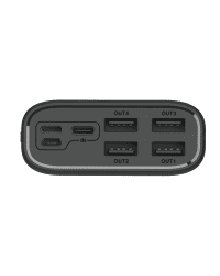 Wozinsky power bank 30000mAh 4 x USB with LCD display 4 A black (WPB-001BK)