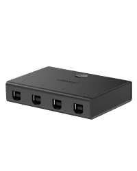 UGREEN Switch Adapter 4in1 USB 2.0 (black)