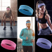 Elastic fabric headband for running fitness black