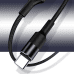 Дополнительное изображение книги «USAMS Kabel pleciony U5 2A USB-C czarny |black 1,2m SJ221TC01 (US-SJ221)»