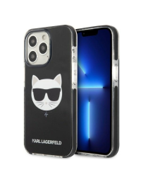 Karl Lagerfeld TPE Choupette Head Case for iPhone 13 Pro Black
